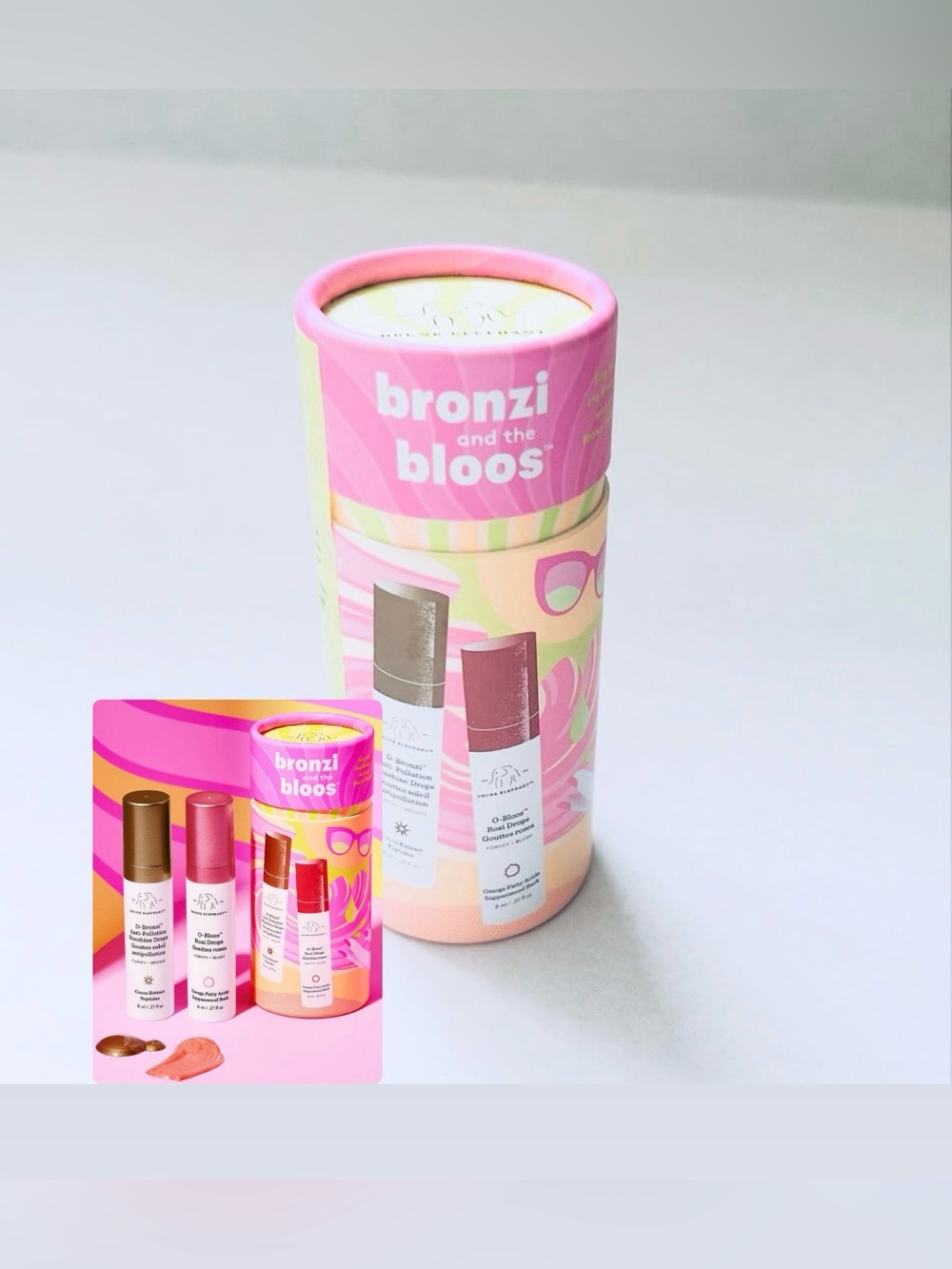Drunk Elephant Bronzi and the Bloos Duo Kit